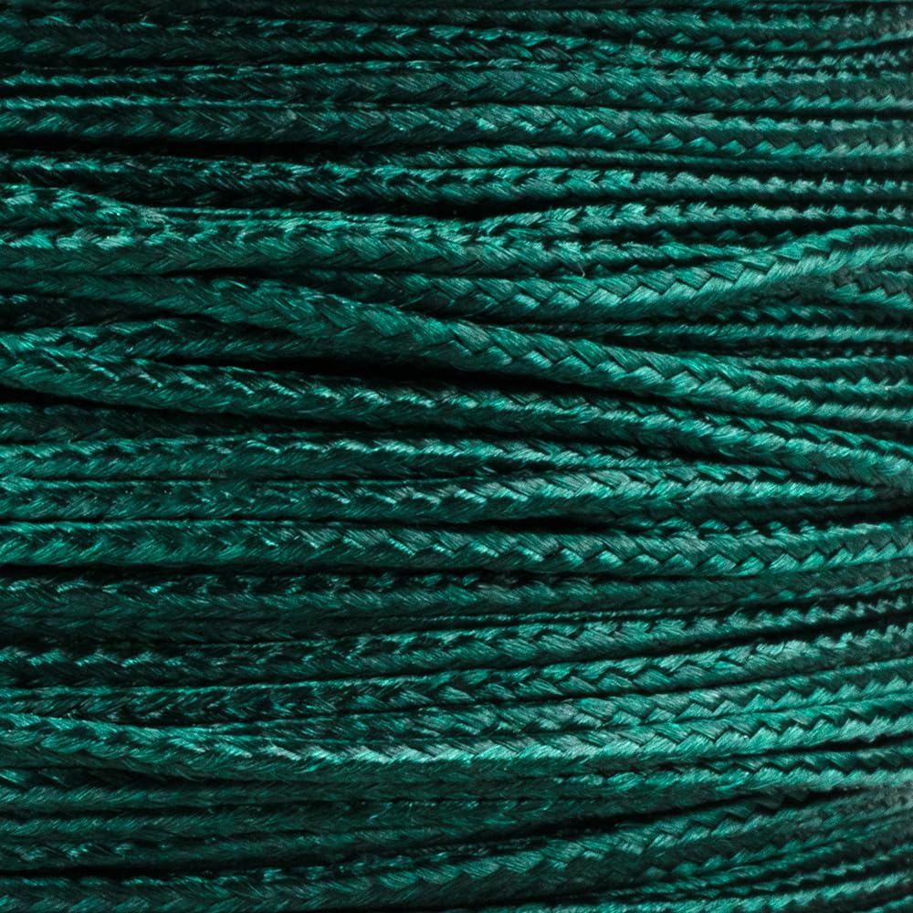 Paracord Planet Micro Paracord – Thin Braided Cord for Crafting, Fishing, and DIY Projects in 38m Spools – Dark Green — image 1