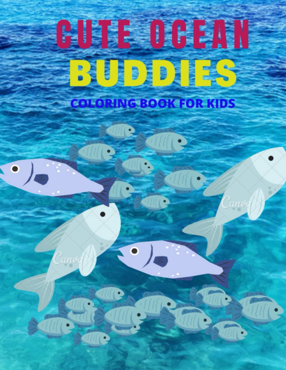 CUTE OCEAN BUDDIES COLORING BOOK FOR KIDS