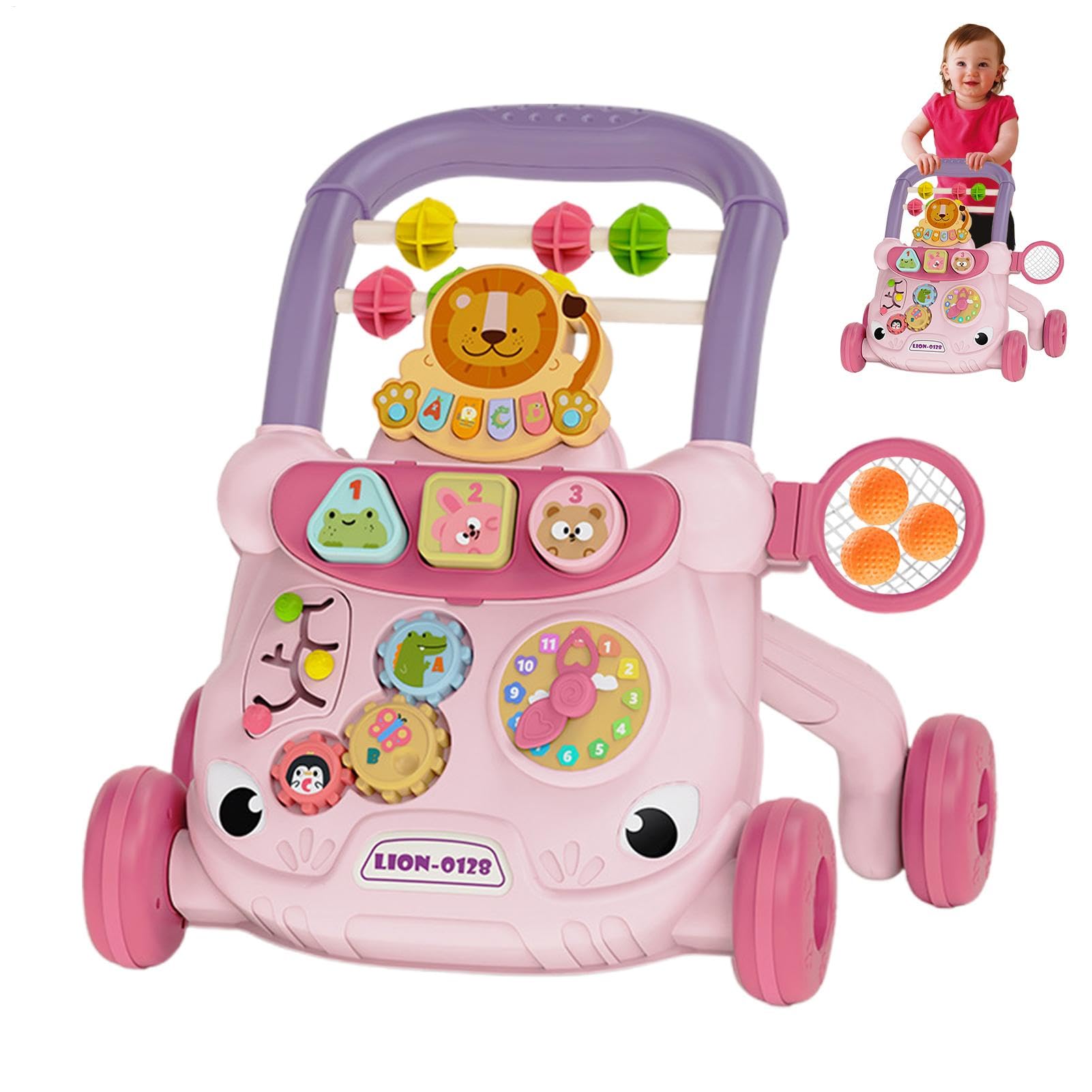 Trotter di attività per bambini, trotter per bambini con ruote | Seat Walker Active Activioning Stand | Baby stable, walker di sviluppo