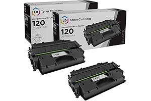 LD Compatible 120 Toner Cartridge Replacement 2-Pack for Canon ImageClass D1350 Printer