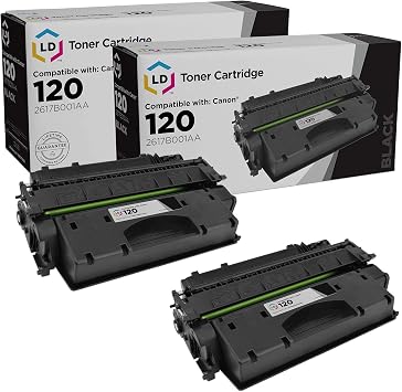 LD Products Compatible Toner Cartridge Replacement for Canon 120 2617B001AA Black, 2-Pack for use in ImageClass D1120, D1150, D1170, D1180, D1320, D1350 & D1370