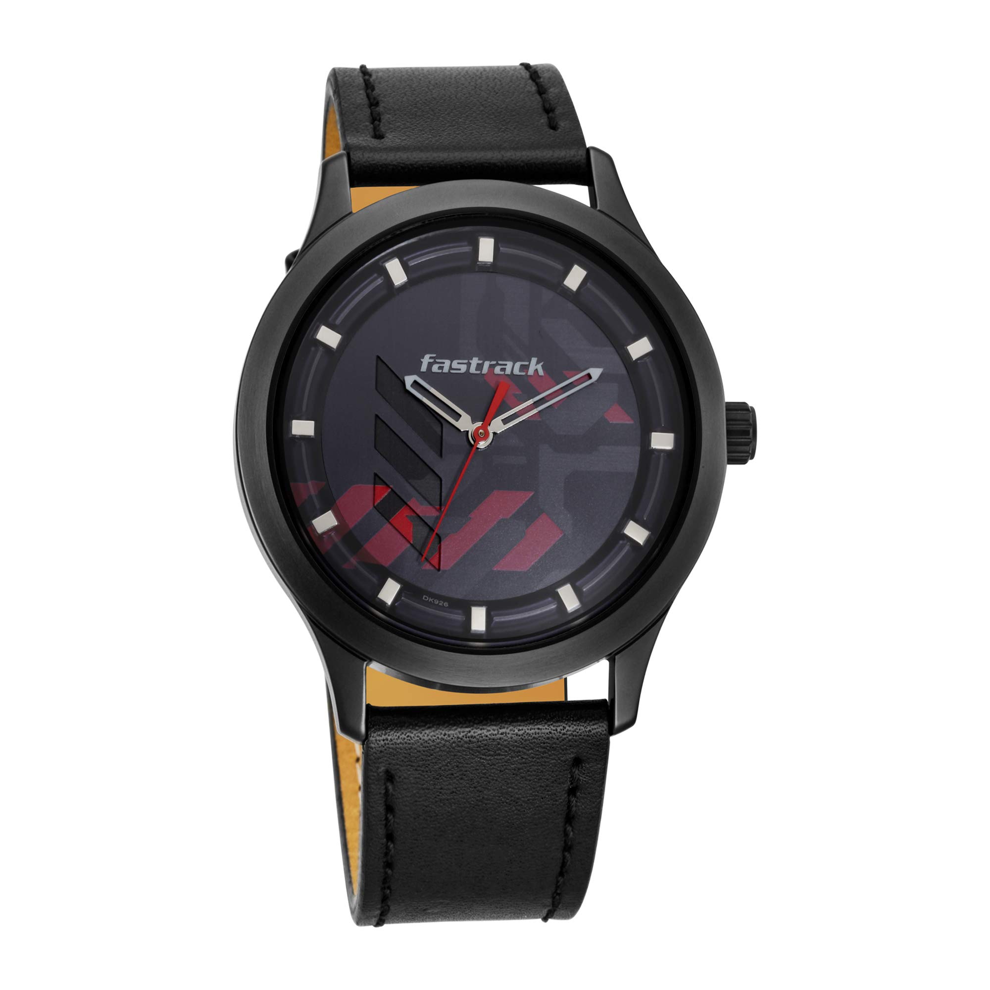 Fastrack Mens Analog Grey Dial Black Band Leather Watch (B08RS6WQSK) Amazon Price History, Amazon Price Tracker