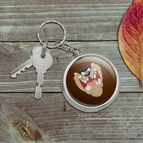 Miniatura 3 de GRAPHICS & MORE Looney Tunes Taz Face - Llavero de bolsillo portátil para viaje, con soporte para cigarrillos