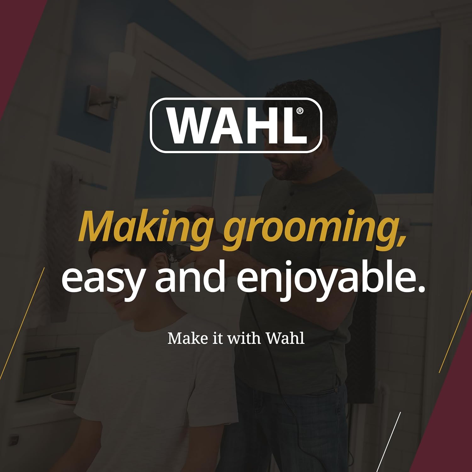 Wahl Sure Cut Home Haircutting Kit contents
