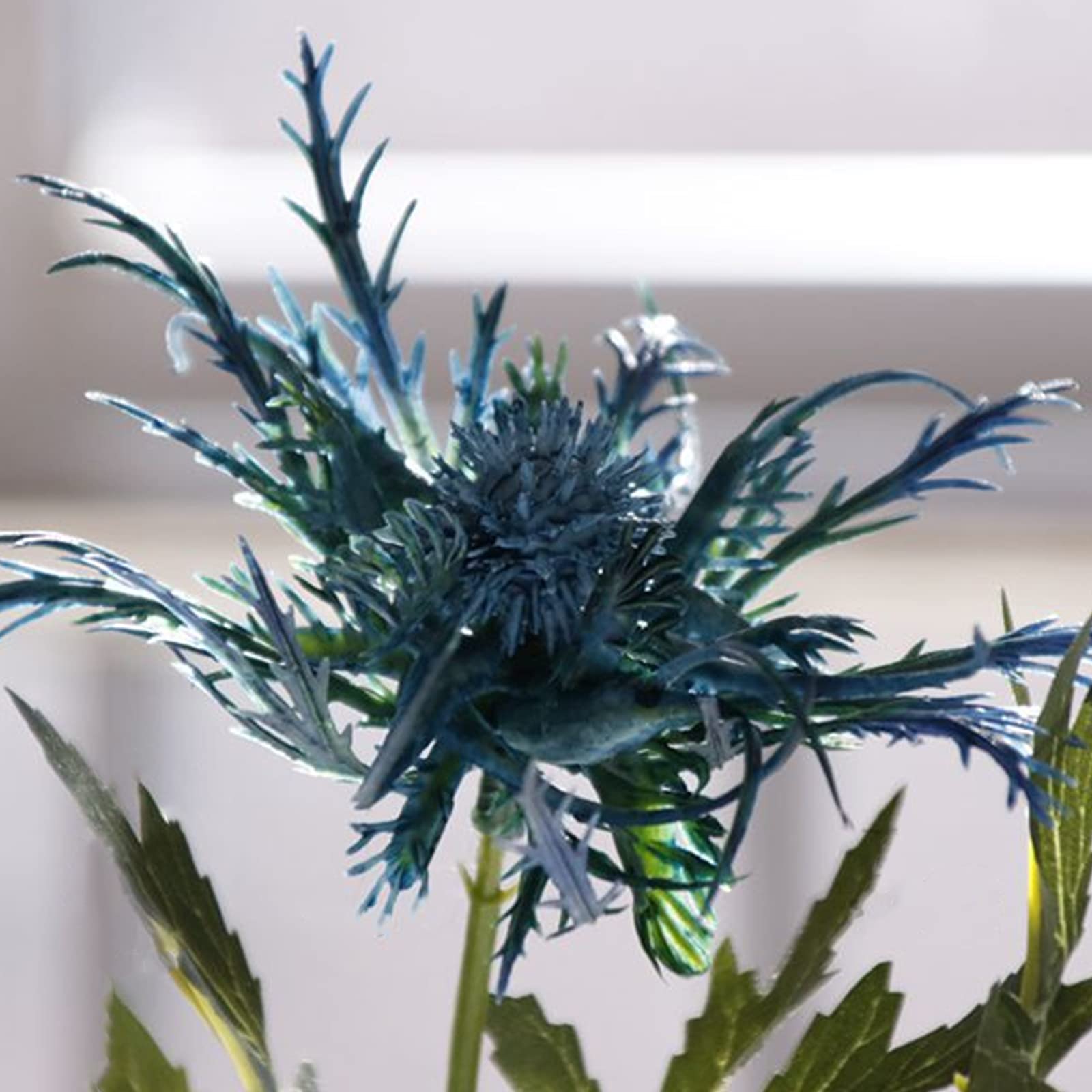 Fiori artificiali di Skimmia, verdi, 45 cm - ramo decorativo realistico
