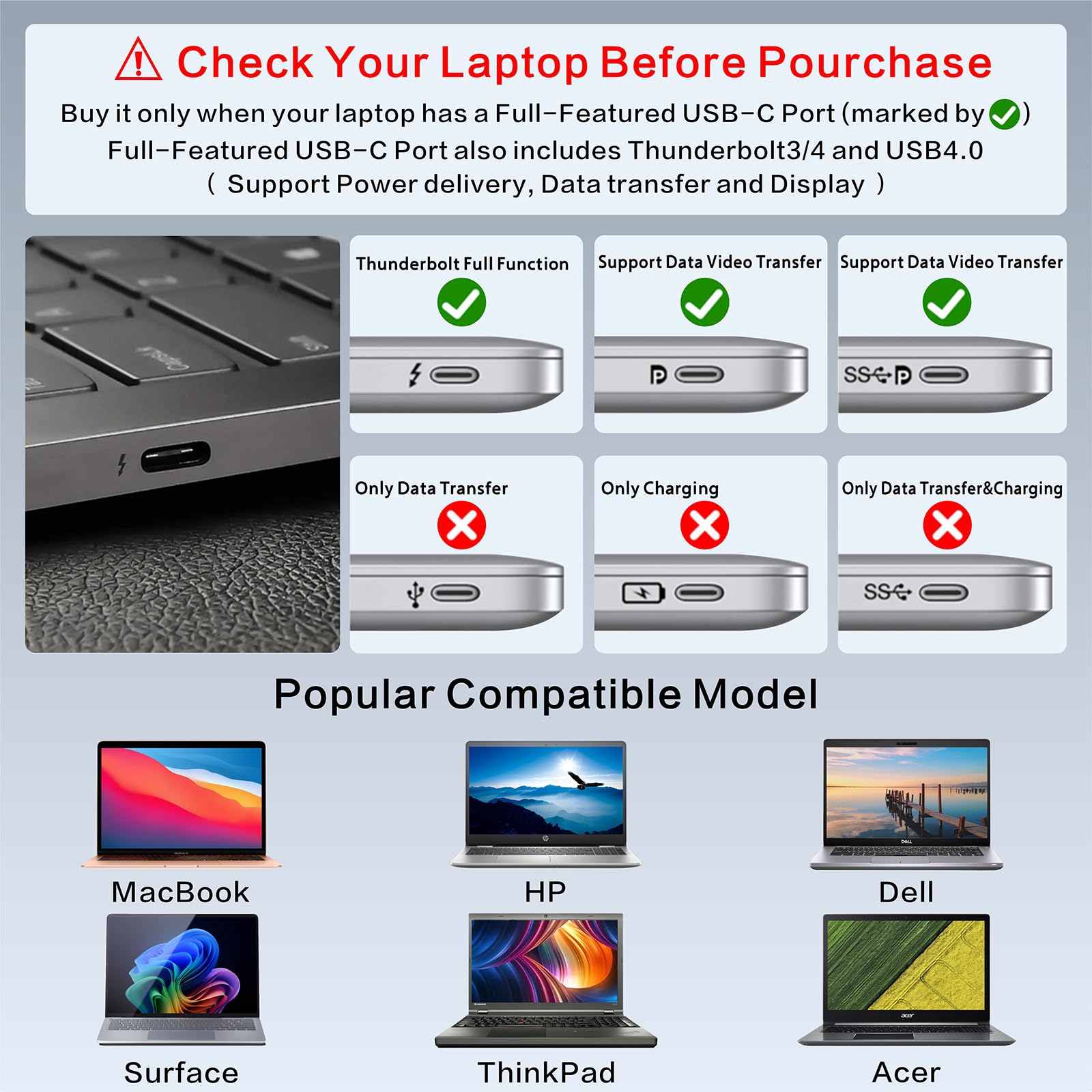 Soporte ajustable para computadora portátil con estación de acoplamiento 9 en 1, elevador de aluminio para portátil con hub USB, giro de 360°, pantalla dual HDMI 4K60Hz, 3 USB 3.0, carga PD de 100 W