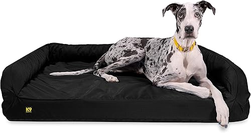 Miniatura 16 de K9 Ballistics Cama Ortopédica Resistente para Perros Pequeña con Borde - Lavable, Duradera y Resistente al Agua - Hecha para Perros de Juguete y