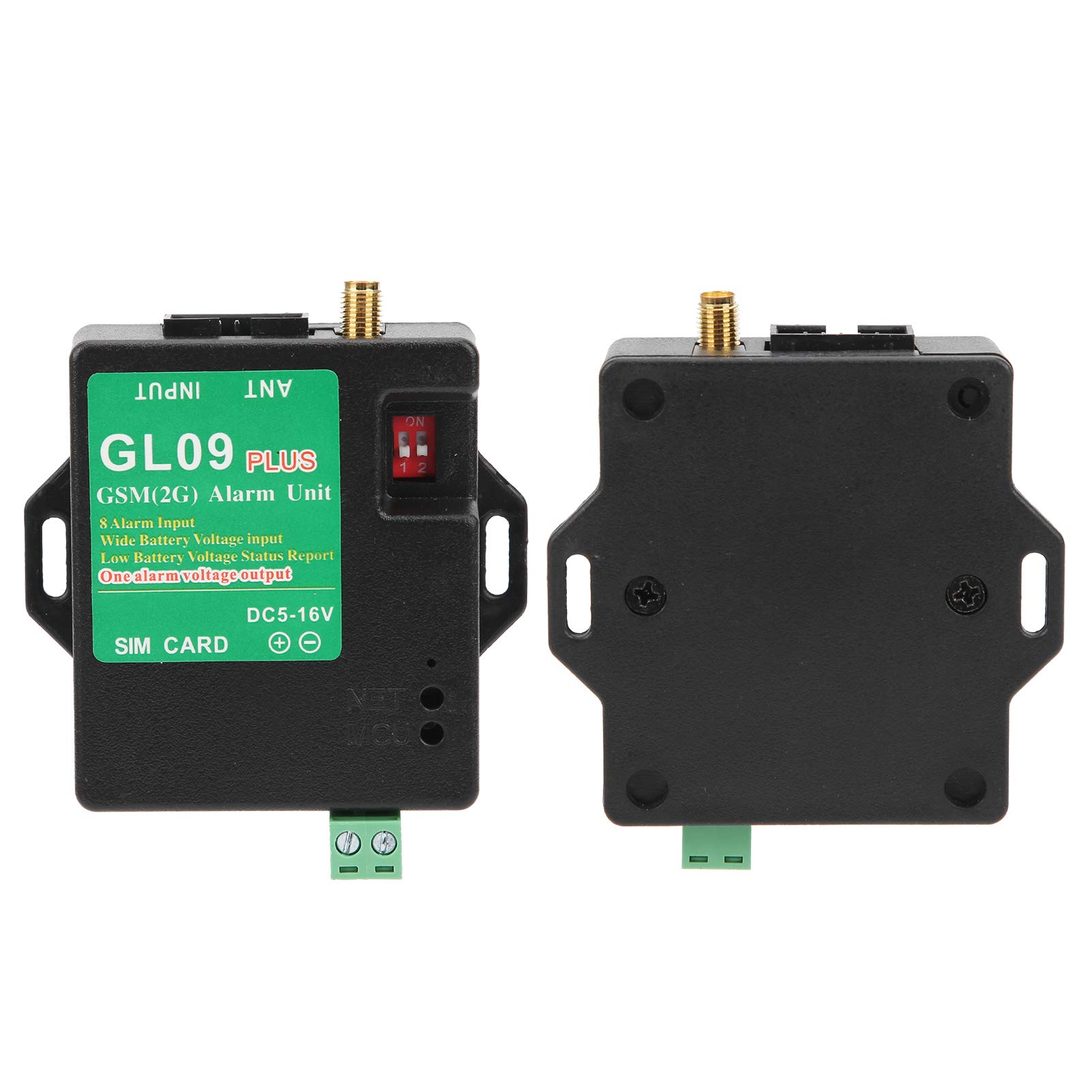 GL09 PLUS GSM Allarme GSM a 8 Canali Avviso di Chiamata SMS con Cavo di Collegamento per Magazzini di Sicurezza Domestica