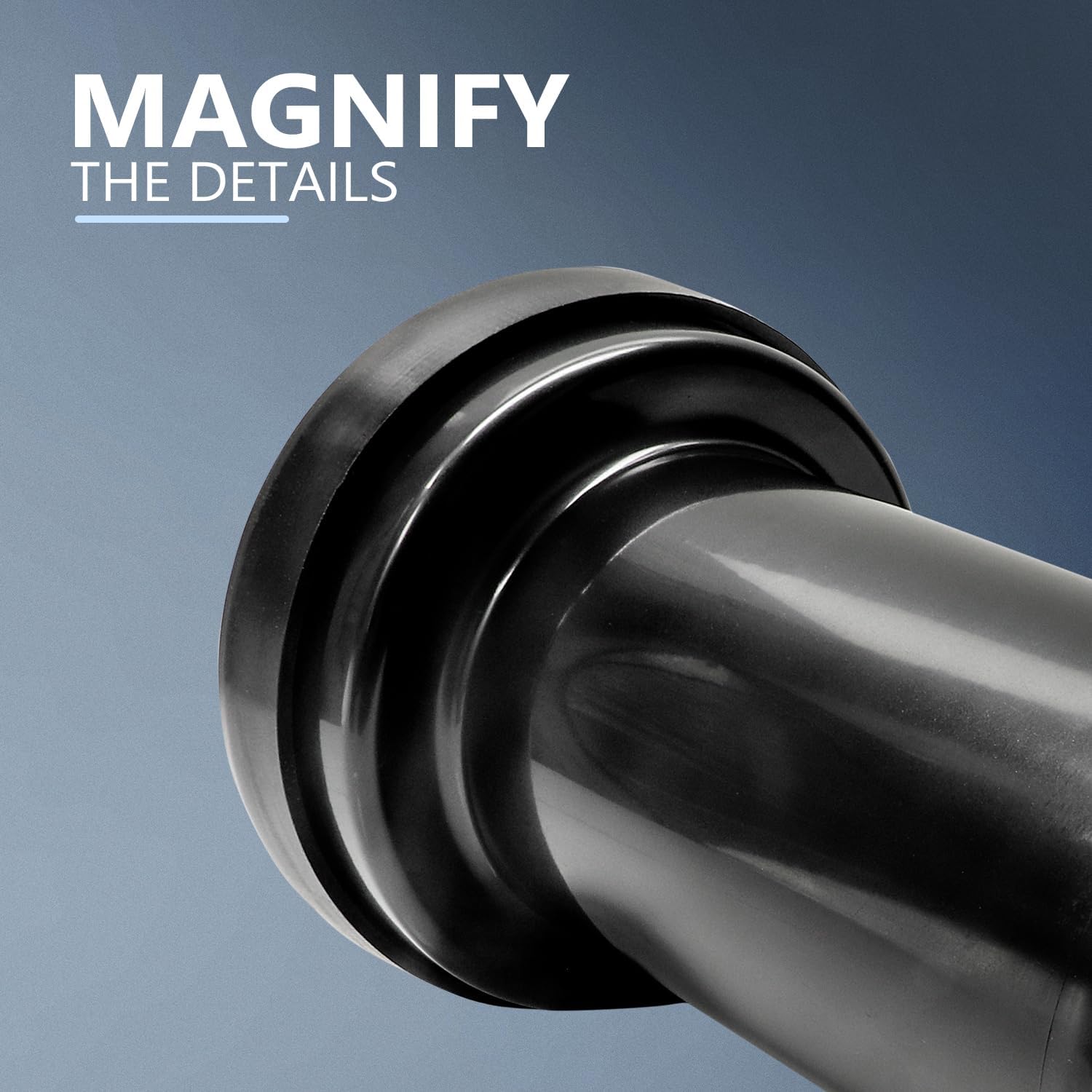 Wall Hung Toilet Connection Kit, Replacement for Geberit 152.426.46.1, WC Connector Set with Chrome Cover Caps for Duofix Frame, Black