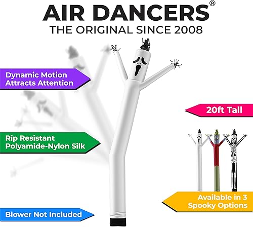 Miniatura 3 de LookOurWay Air Dancers - Tubo inflable para hombre, 20 pies de alto, para promoción de negocios (soplador no incluido), temática de Halloween,