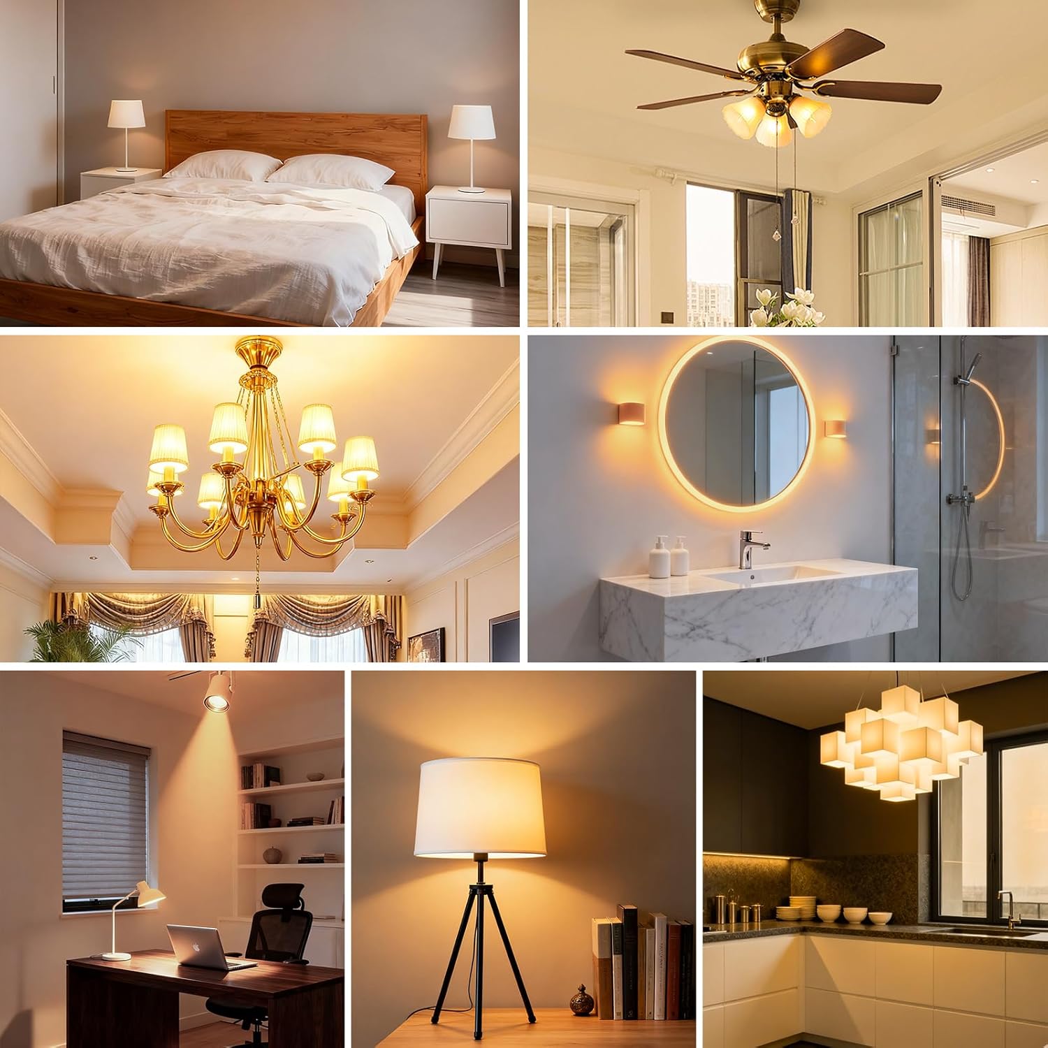 E11 Led Bulbs 120V 120W Halogen Mini Candelabra Bulbs Equiva Dimmable,T3 T4 Mini Base JDE11 Bulb,3000K Warm White 12W 1000LM E11 for Chandeliers,Candelabra,Ceiling Fan,Cabinet Lighting,5 Pack