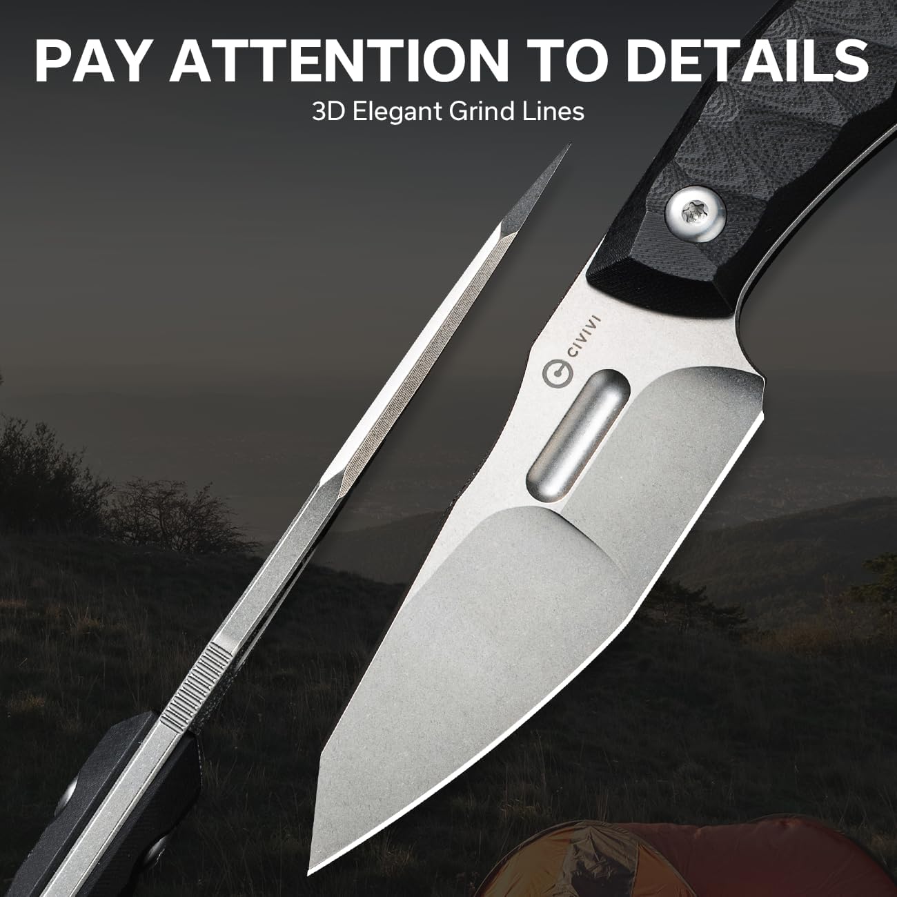 CIVIVI Propugnator And Mini Elementum Fixed Blade, Great EDC Knife Set