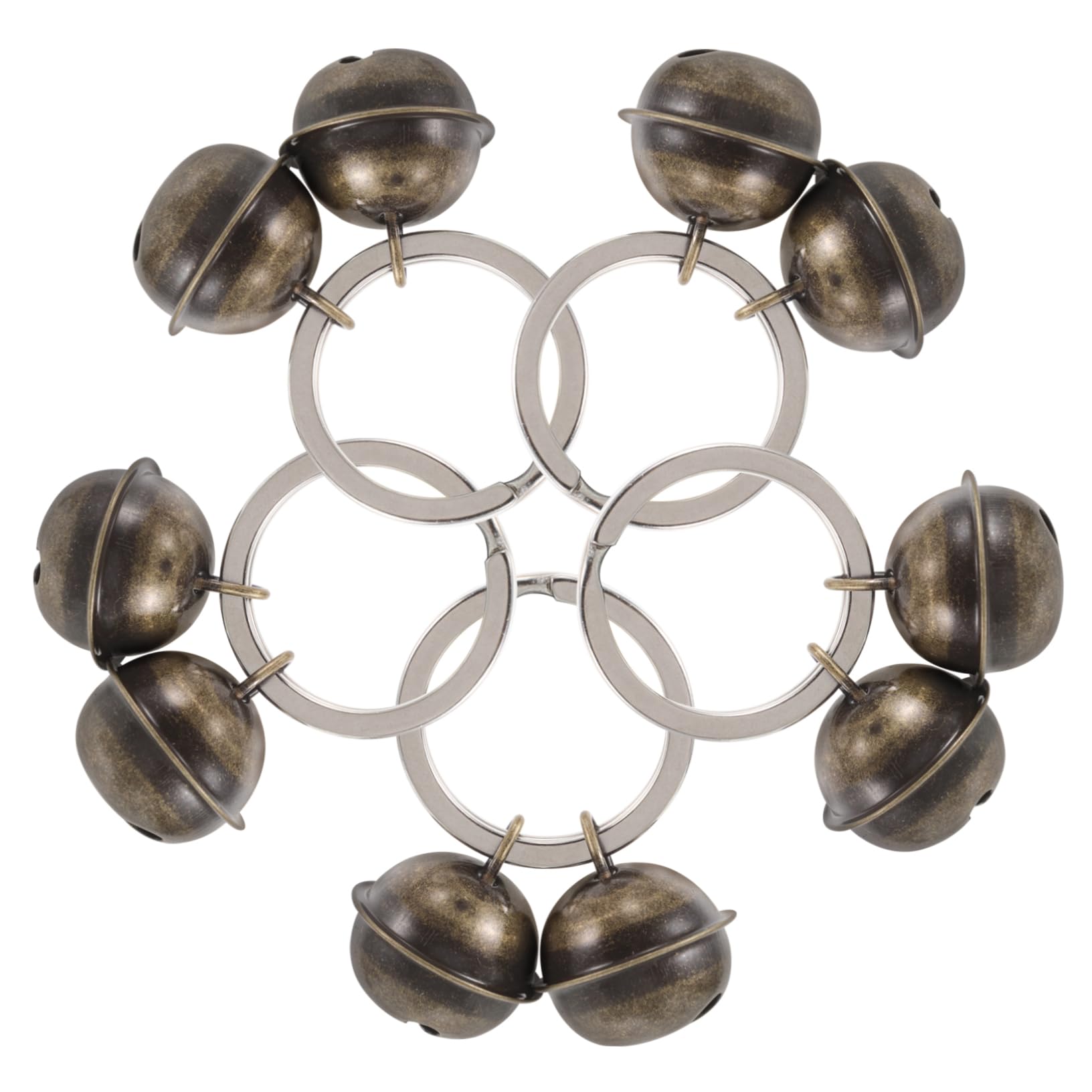 HOLIDYOYO 5Pcs DIY Pet Bell Pendant for Cats and Dogs Vintage Collar Bells for Personalizing Pet Accessories Distinct Sound for Tracking for Collars and Keychains