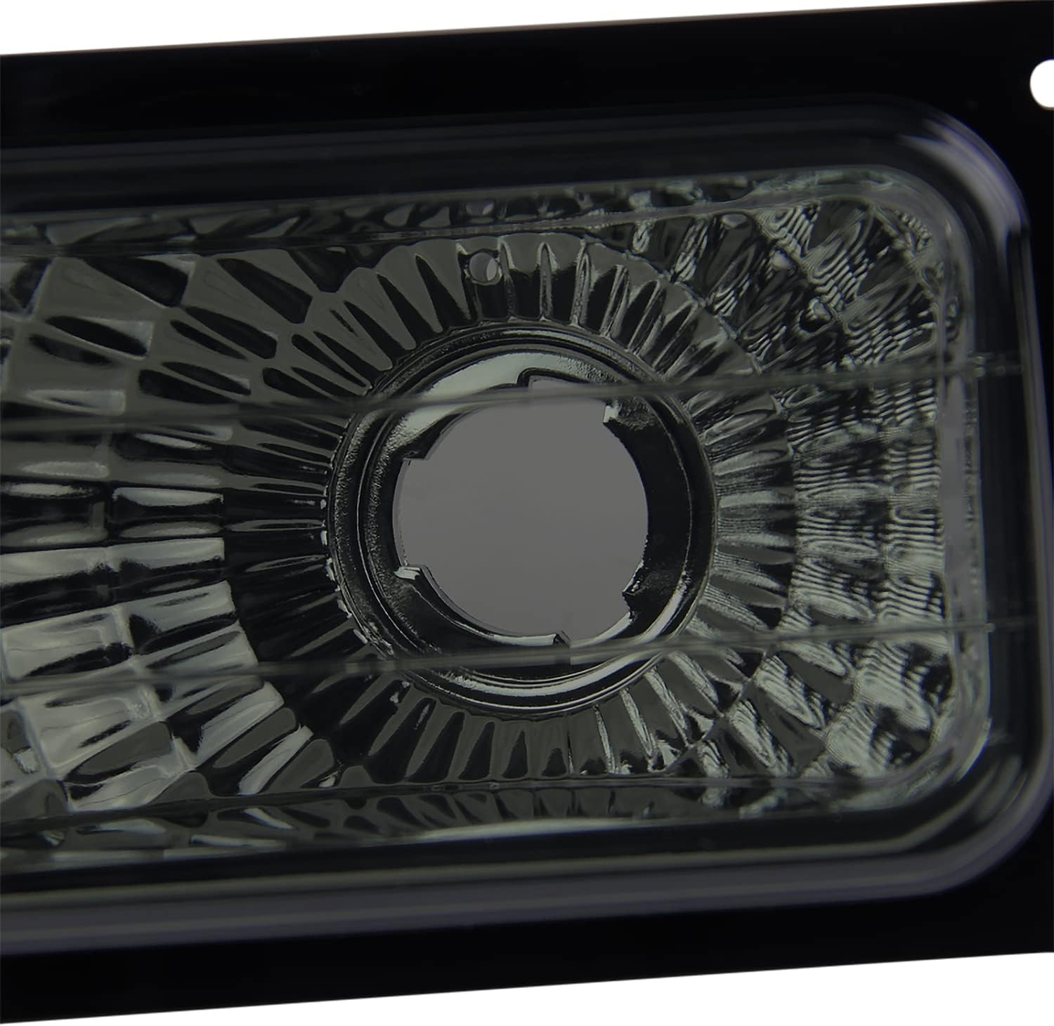 Spec-D Tuning Euro Head Lights + Corner Lights + Bumper Lights Smoke Compatible with Chevy C/K C10 Pickup 1994-1998, Silverado, L+R Pair Assembly