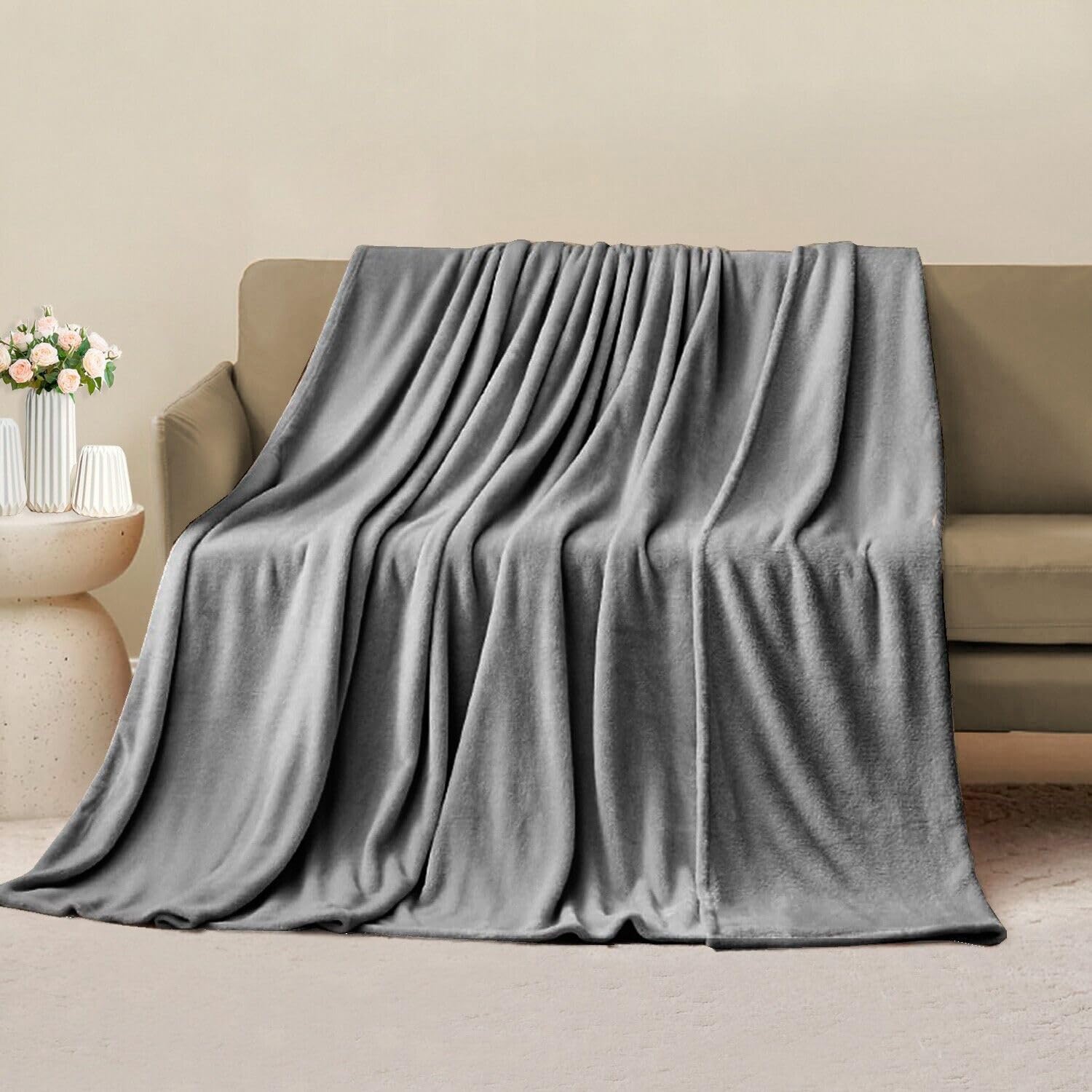 Coperta In Pile Vegana Smoothy - 140x190 Cm, Morbida, Antipelucchi, Lavabile A 30°C