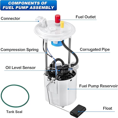 Miniatura 3 de Eletric - Conjunto de bomba de combustible compatible con Ford F-150 2009-2014, 3.7L 4.6L 5.4L, con unidad de envío, reemplaza a E2541M