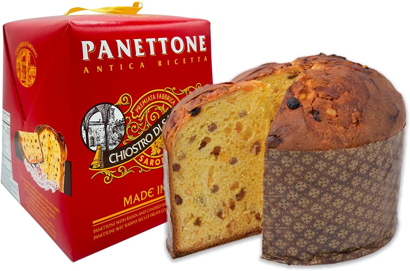 Chiostro Di Saronno Panettone Classico, 1kg, Made in Italy