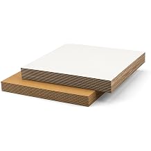 Corrugated Cardboard Sheet, LP Insert Pad, 12.5x12.5 inch, 25-PCS