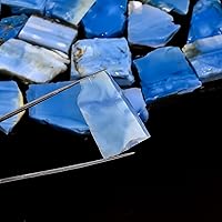 Vista 60 de Natural Yaxaite Raw Slice Gemstone- Healing Crystals for DIY Jewelry Making -Loose Natural Cabochon -Perfect for Crafting Unique Jewelry Designs