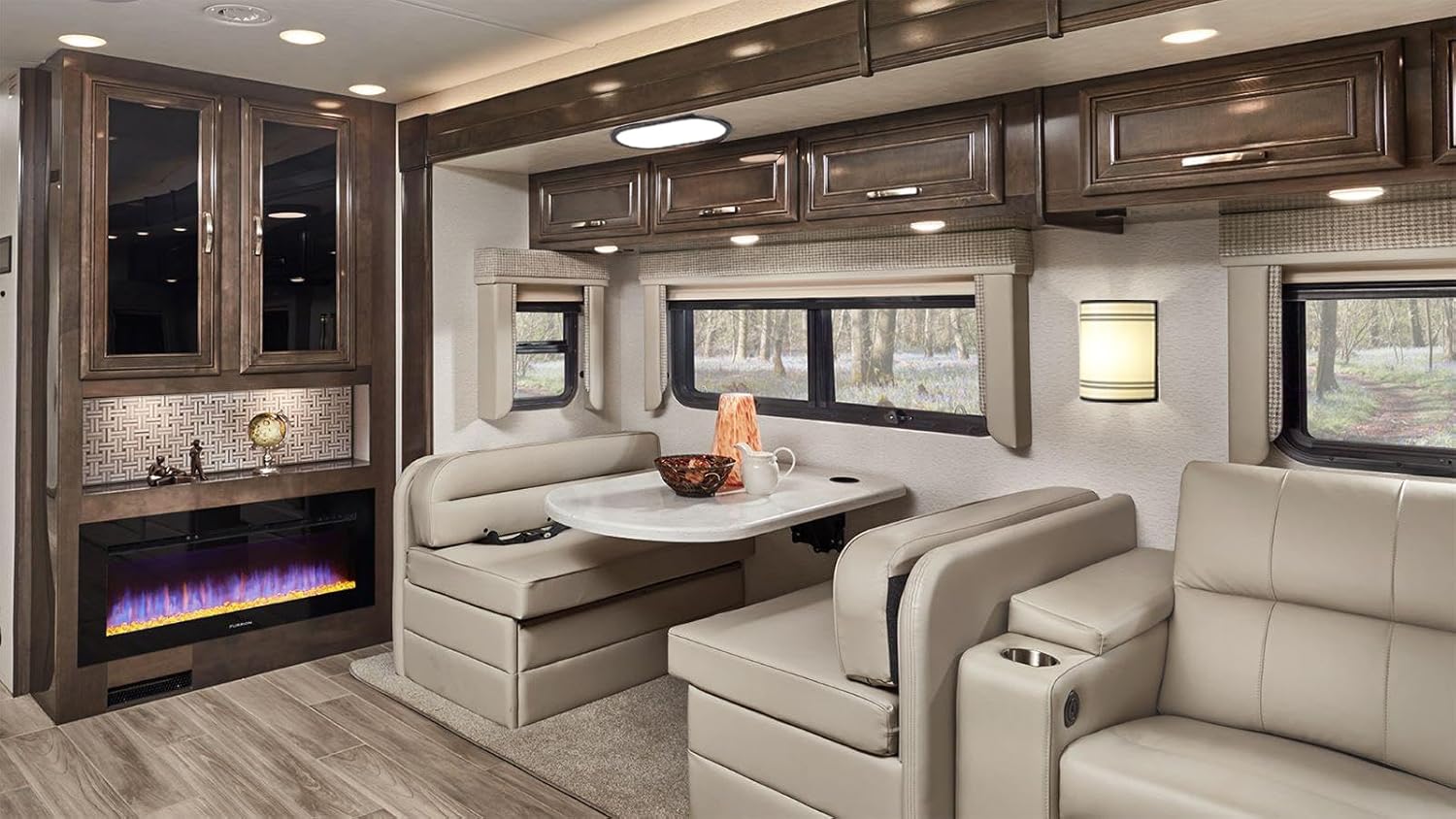 12V RV 13inch Super Slim LED Pendant Ceiling Light Fixture, 12V RV Interior Light Fixture with On&Off Switch, 12Volt Ceiling Mount Ceiling Fixture, Dimmable, 4000K for Motorhome Camper Trailer