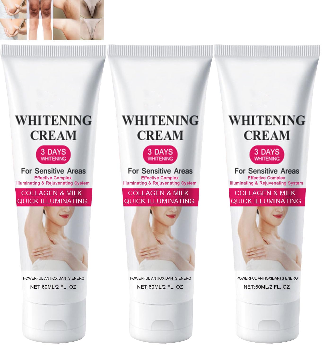 2026 new 1/2pcs Crema Para Manchas Oscuras En La Cara 60ml Pink Privates Nipple Cream crema Para Las Manchas De La Cara,Para Piel Entrepierna,Manchas Codos,Piernas Zonas,Rodillas Cuello (3pcs)