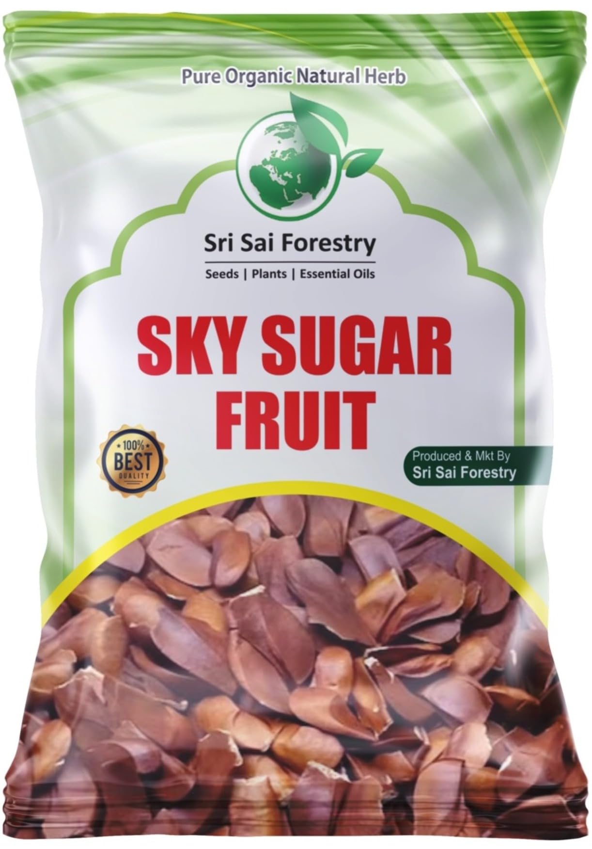 SRI SAI FORESTRY Sky Sugar Fruit Seed 100G|Unpeeled Sky Sugar Fruit|Adavi Badam|Kadwa Badam Seeds (B0CPWPSFYP) Amazon Price History, Amazon Price Tracker