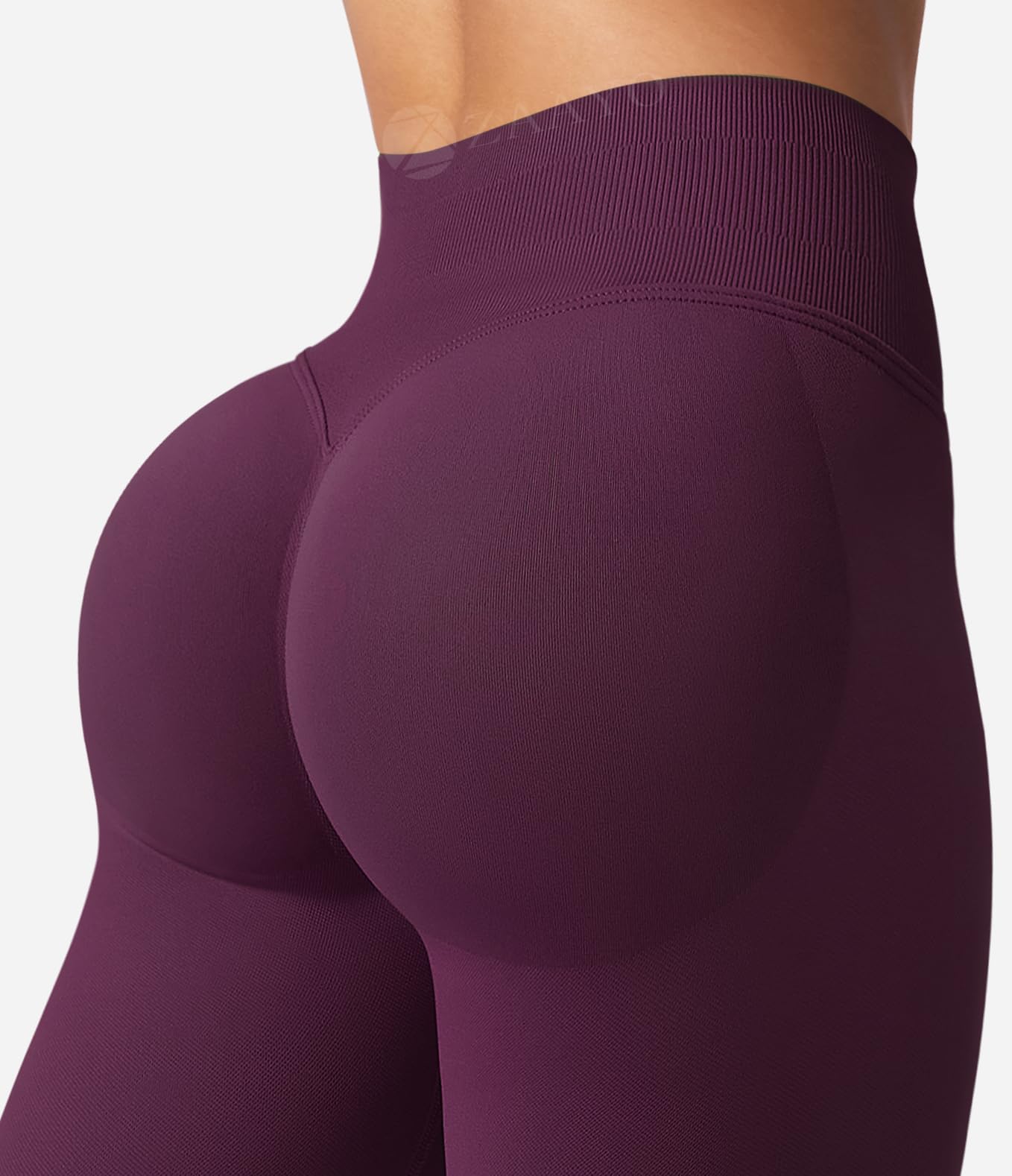 ZAAYO Sportowe legginsy damskie z wysokim stanem, Scrunch Butt Gym Legginsy bezszwowe, nieprzejrzyste spodnie sportowe do uprawiania sportu, jogi, fitnessu, treningu