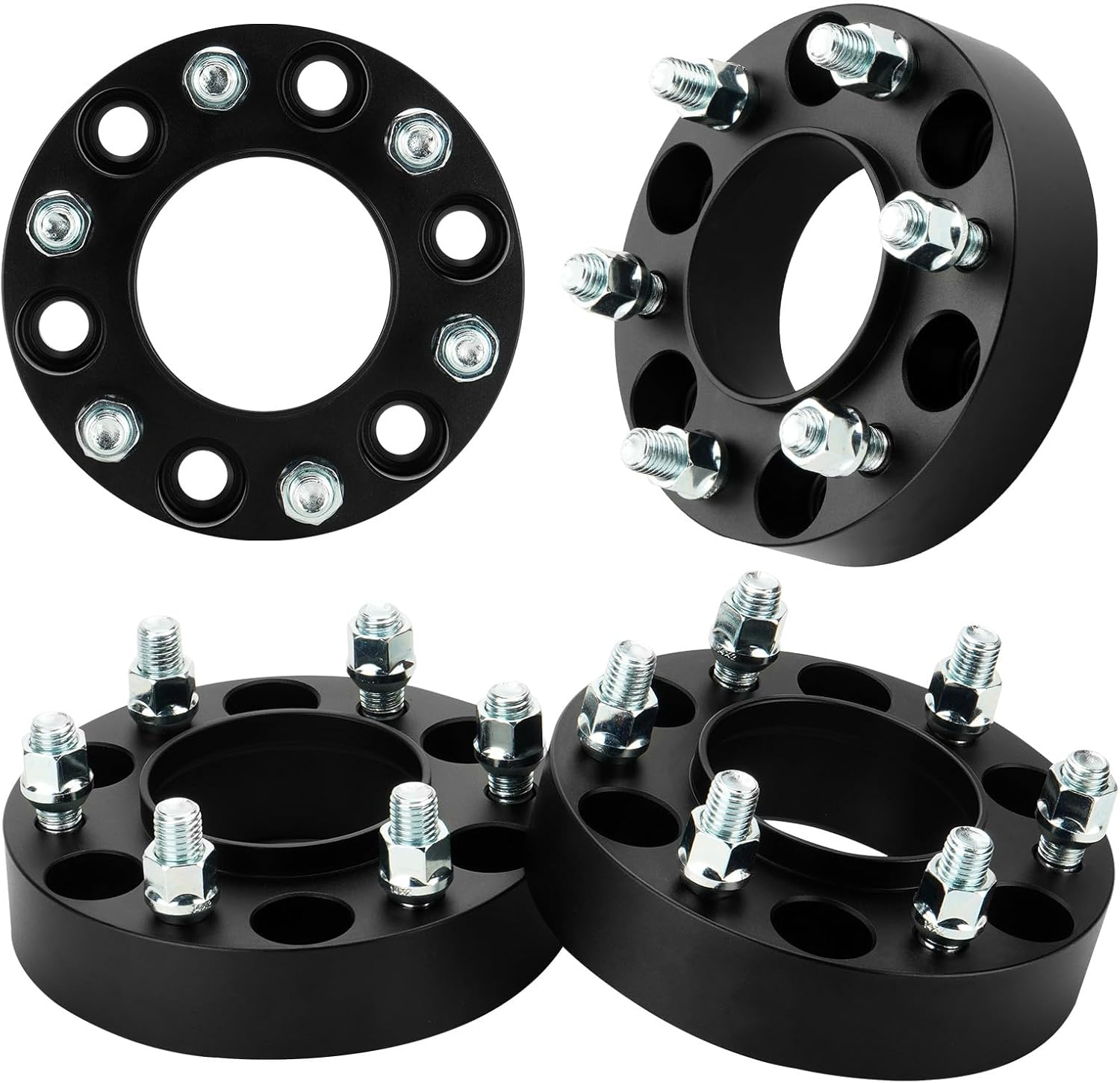 Aeagle 6x135 Hubcentric Wheel Adapters, 1.5" for 2004-2014 Ford F150 2WD 4WD, Forged 6 Lug Wheel Spacers with M14x2 Studs 87.1mm Bore 4PCS