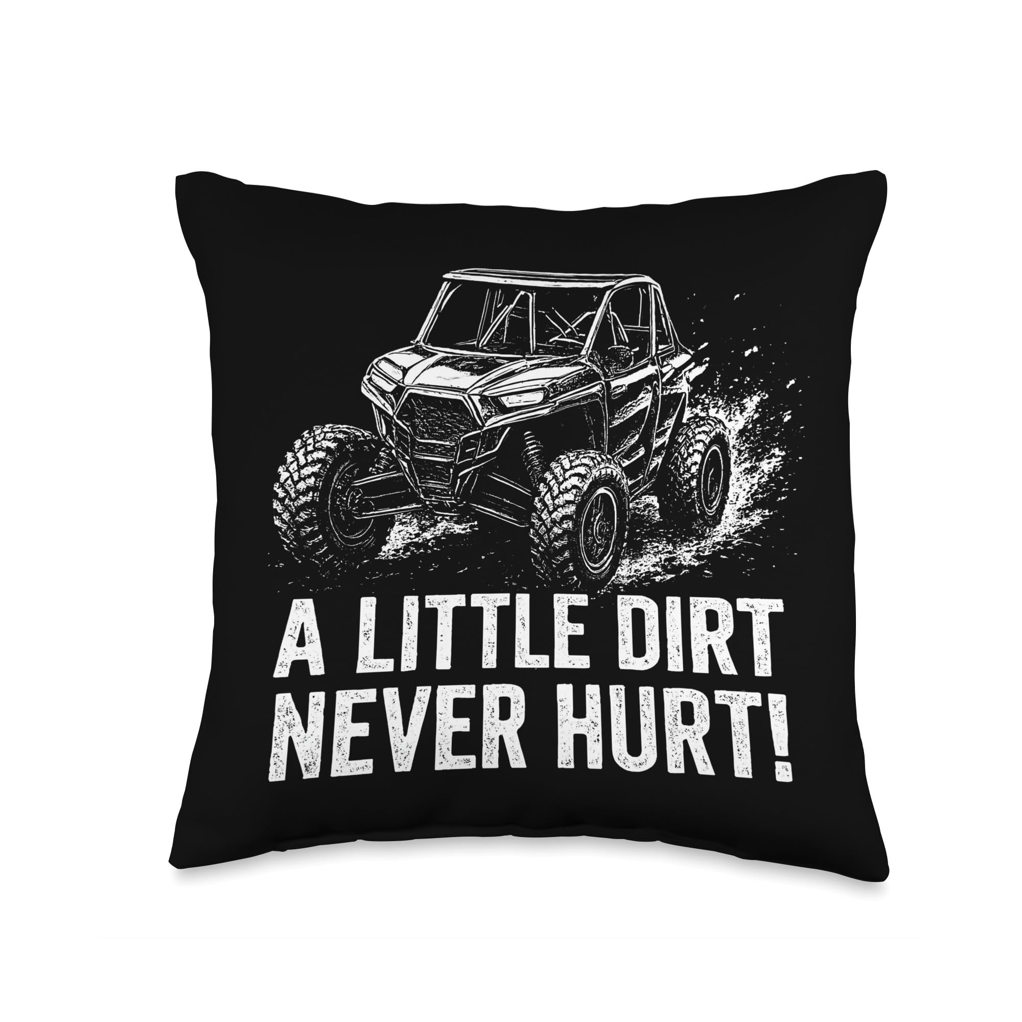 UTV Four Wheeler ATV Side by Side Riding Mudding SXS UTV Throw Pillow