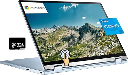 Asus Chromebook Flip 2022 FHD 2 en 1 pantalla táctil convertible para el hogar y los estudiantes Intel Core M3-8100Y 8 GB RAM 64 GB eMMC tarjeta SD