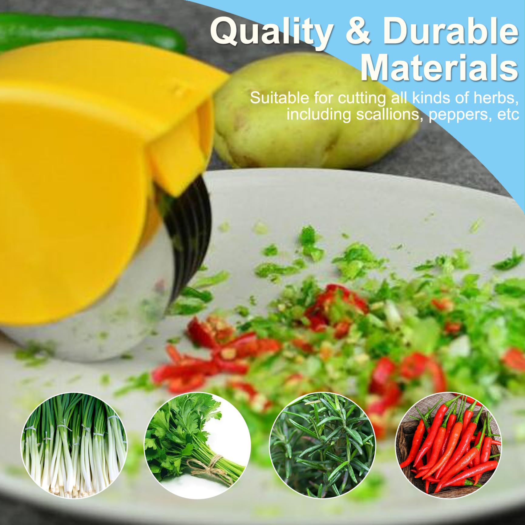 Rouleau D'herbe Avec 6 Lame Manuel D'herbe En Acier Inoxydable PP Herbe