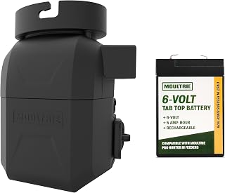 Moultrie Pro Hunter III Directional Deer Feeder Kit and battery bundle