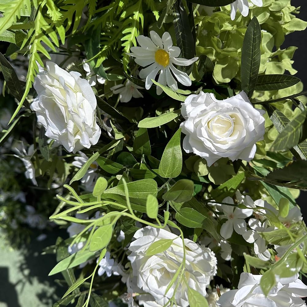 Wedding arch 6,9 stopy i 7,9 stopy zakrzywiony łuk ślubny rama zestaw 2 stojaków na tło kwiatowe(#7)