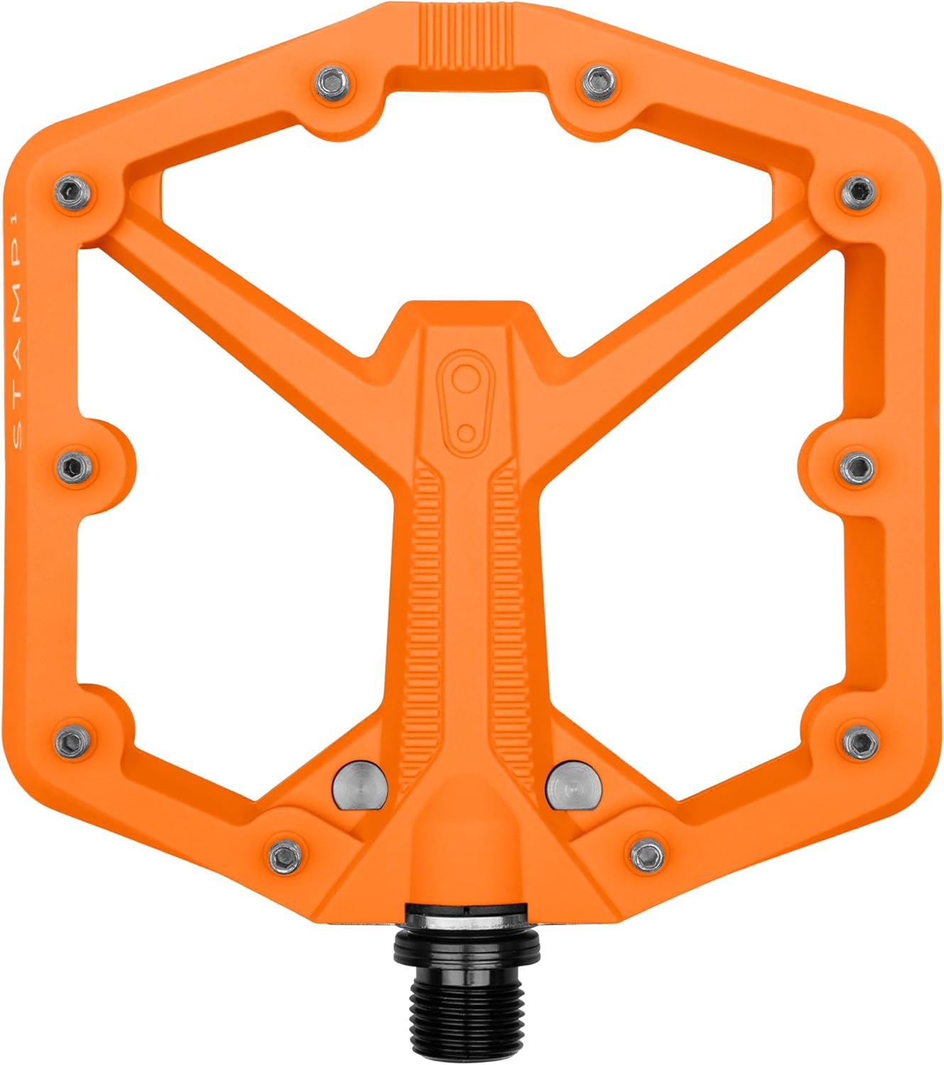 Crankbrothers Stamp Flat MTB Pedals - Size-Specific, Lightweight, Versatile, Durable Bike Pedals