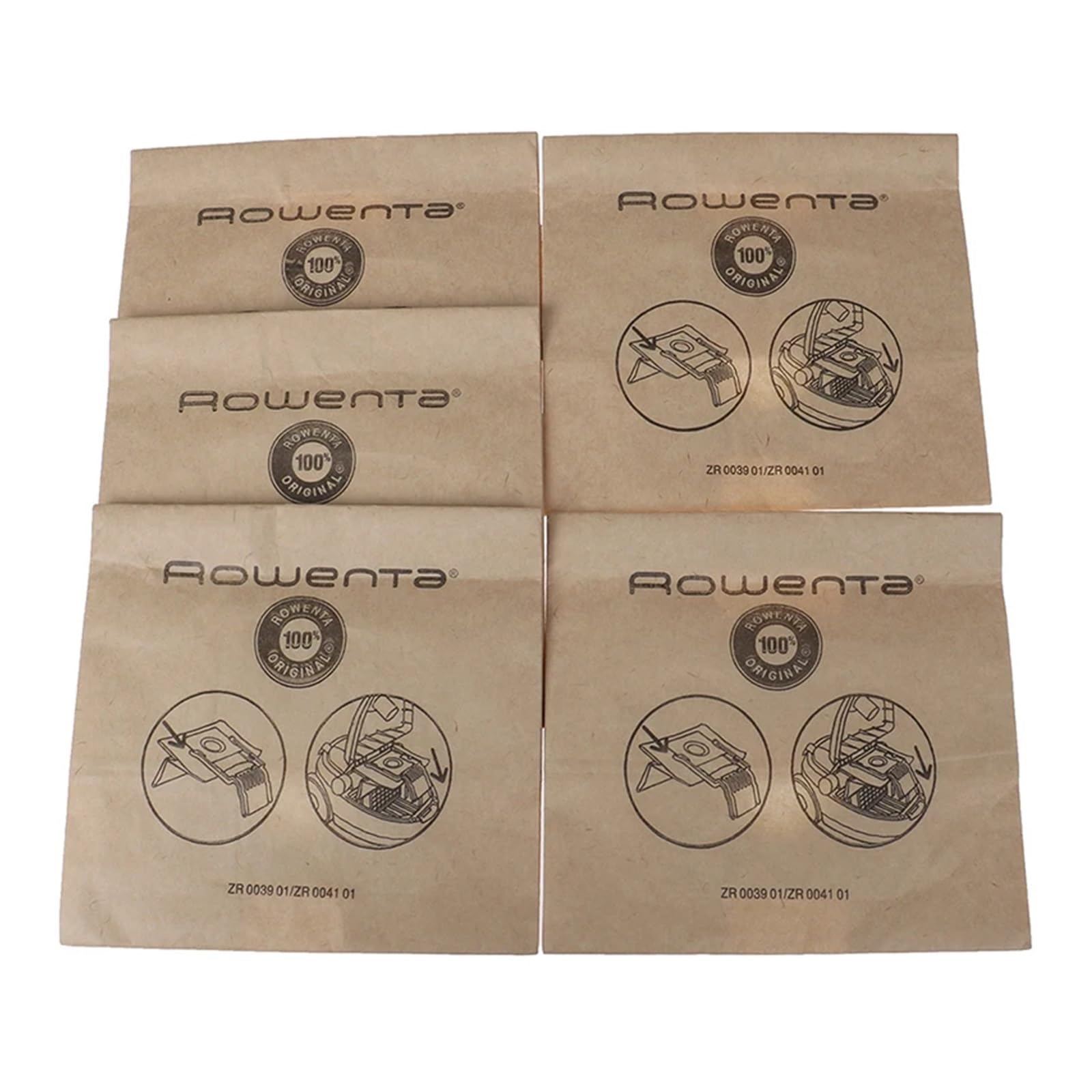 5 Sacchetti for La Polvere Universali Di Ricambio for Aspirapolvere, Sacchetto Di Carta(10pcs)