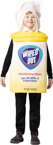 Rasta Imposta Wiped Out! Disfraces divertidos para fiestas de Halloween, talla de niño 7-10