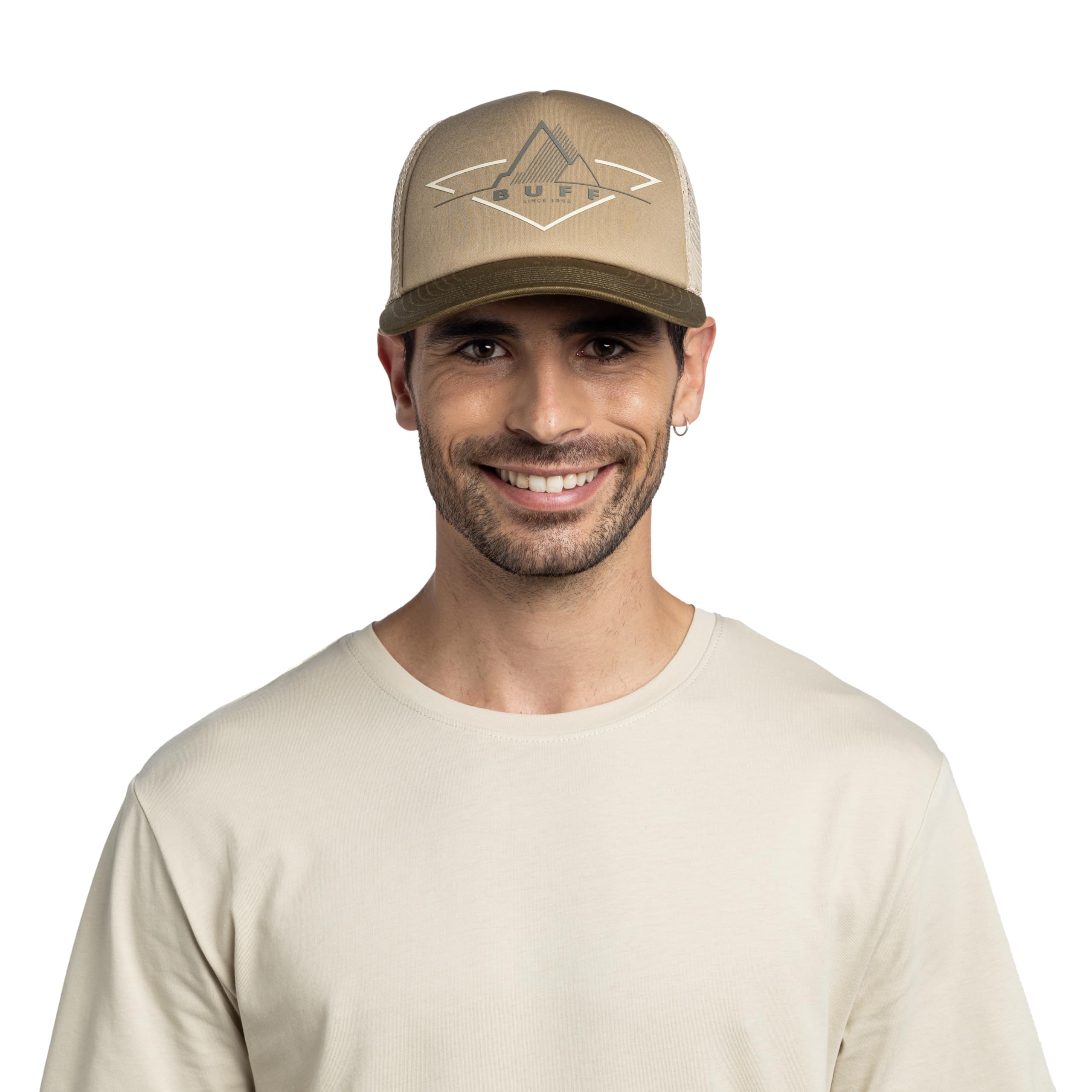 BUFF Czapka Trucker Khaki Unisex Dorosły Rozmiar L/XL, ZIELONY, L