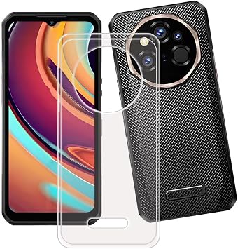 Cover For Oukitel WP55 Pro 6.6", Transparent Silicone Case Soft Shell Protective Case
