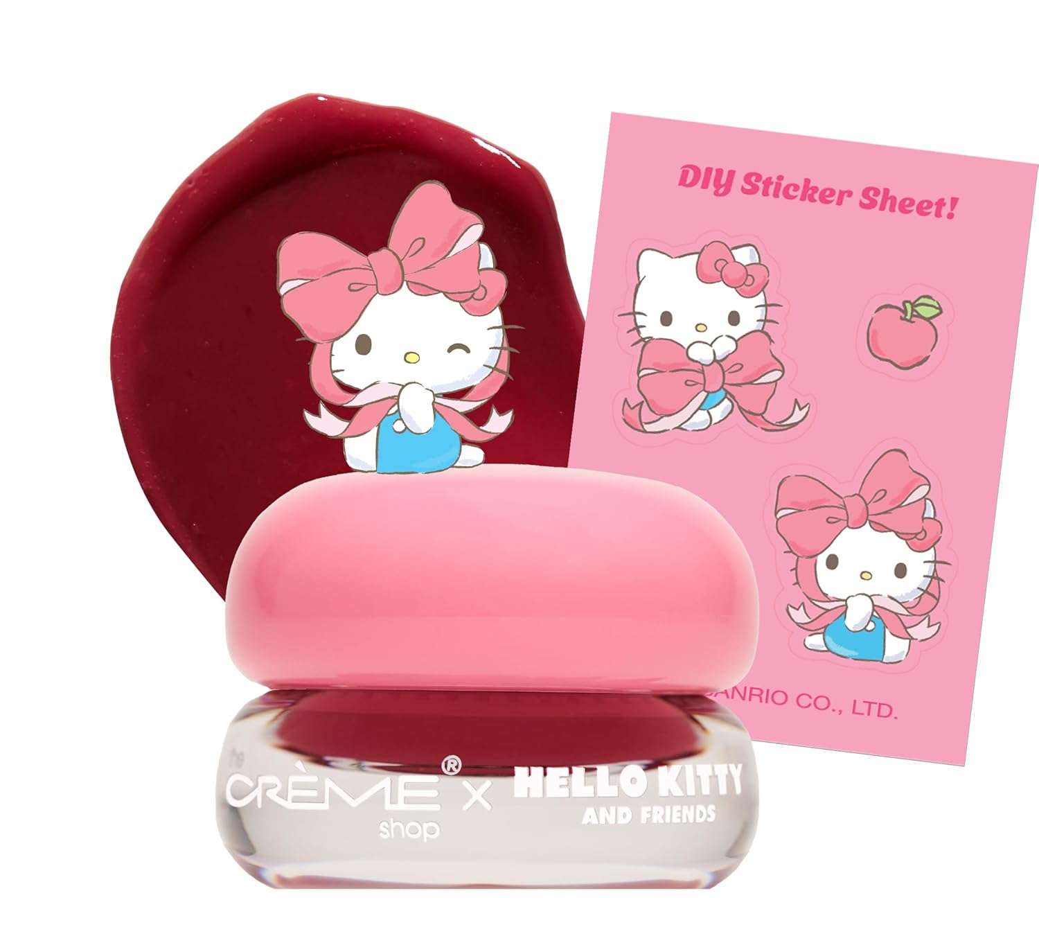 The Crème Shop Gloss Jelly Lip Glaze - Berry Cherry Tinted Balm
