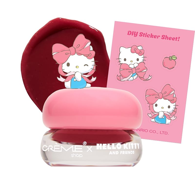The Crème Shop Hello Kitty Bálsamo Labial Jelly com Brilho Berry Cherry