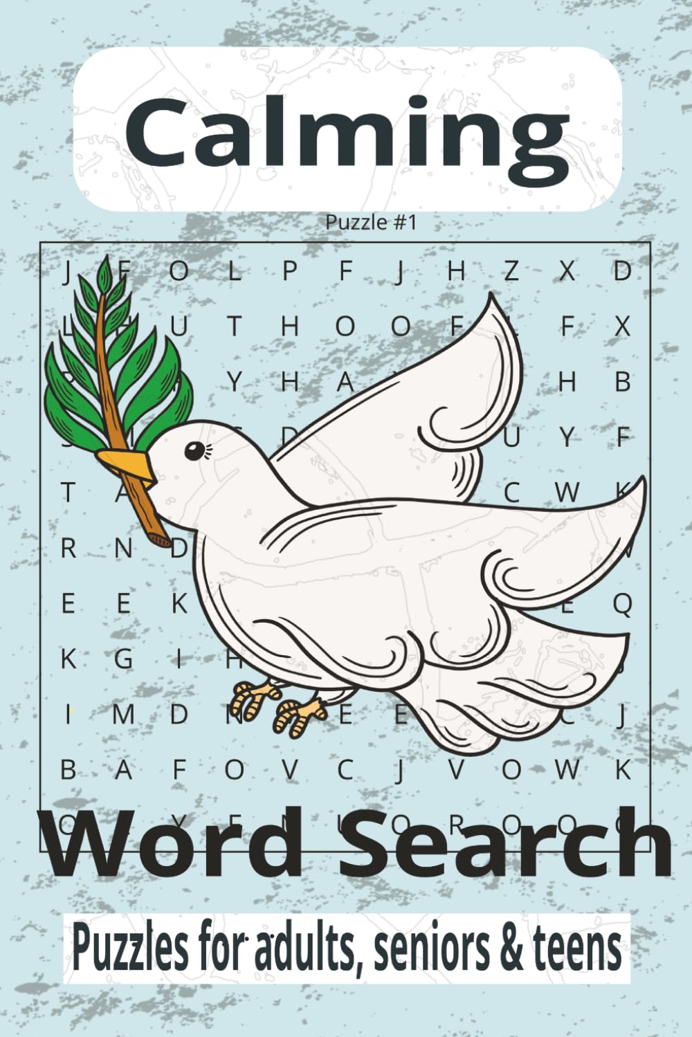 Calming: Large Print Word Search Puzzle Book for Adults and Seniors, Mindful Puzzles for Stress Relief, Relaxation, and Mental Well-being.