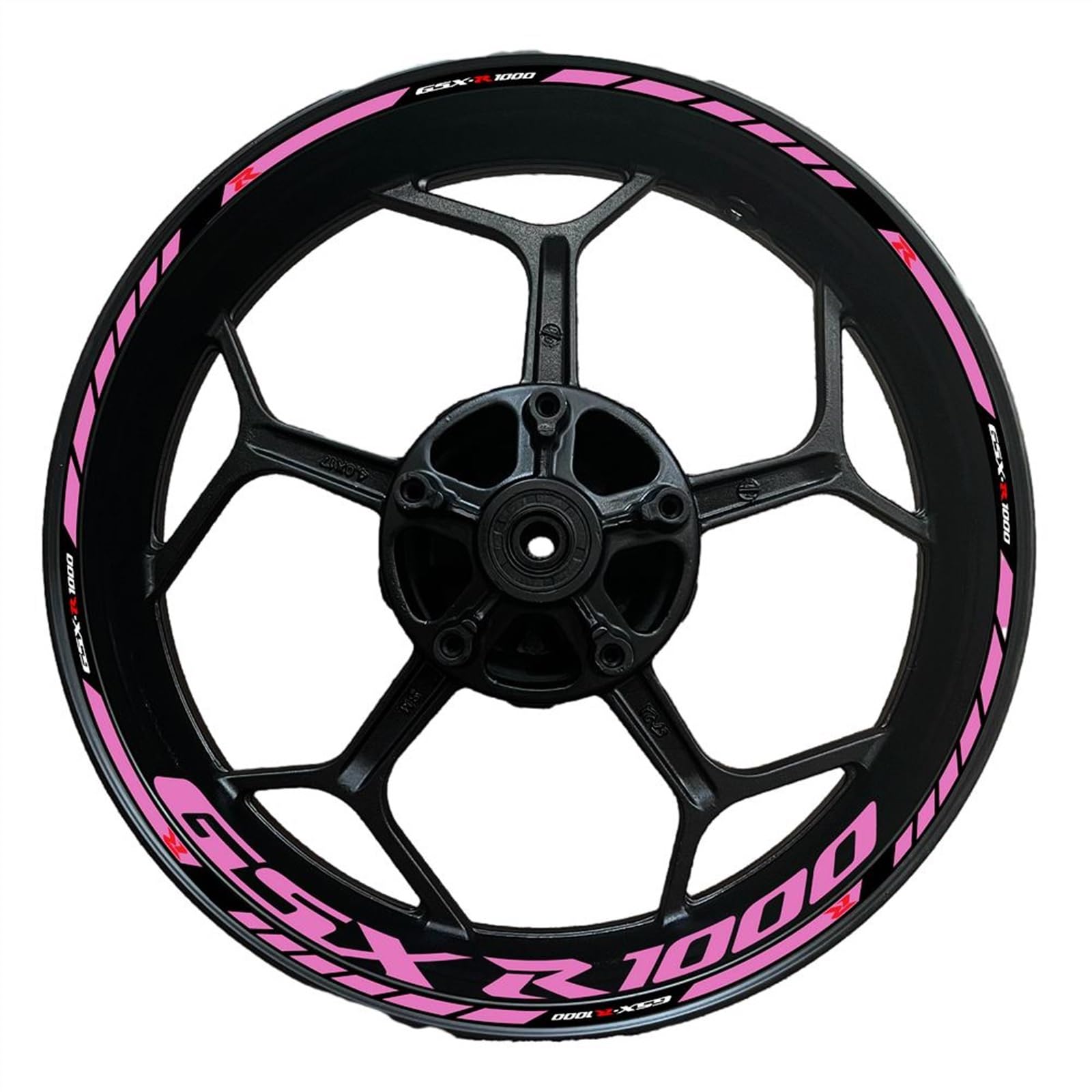 Applique for GSXR1000/R/1000R/S for S&uzuki Motorcycle Rim Decals for Gsx-r 1000 S Wheel Hub for Gsxr1000/R1000 Reflective Stickers(29)