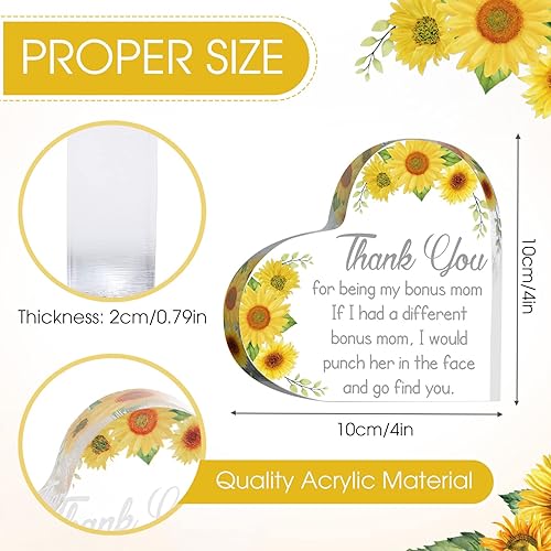 Miniatura 4 de Regalos para suegra de nuera, regalos adicionales para mamá de recuerdo y pisapapeles en Navidad, cumpleaños, día de la madre, día de Acción de