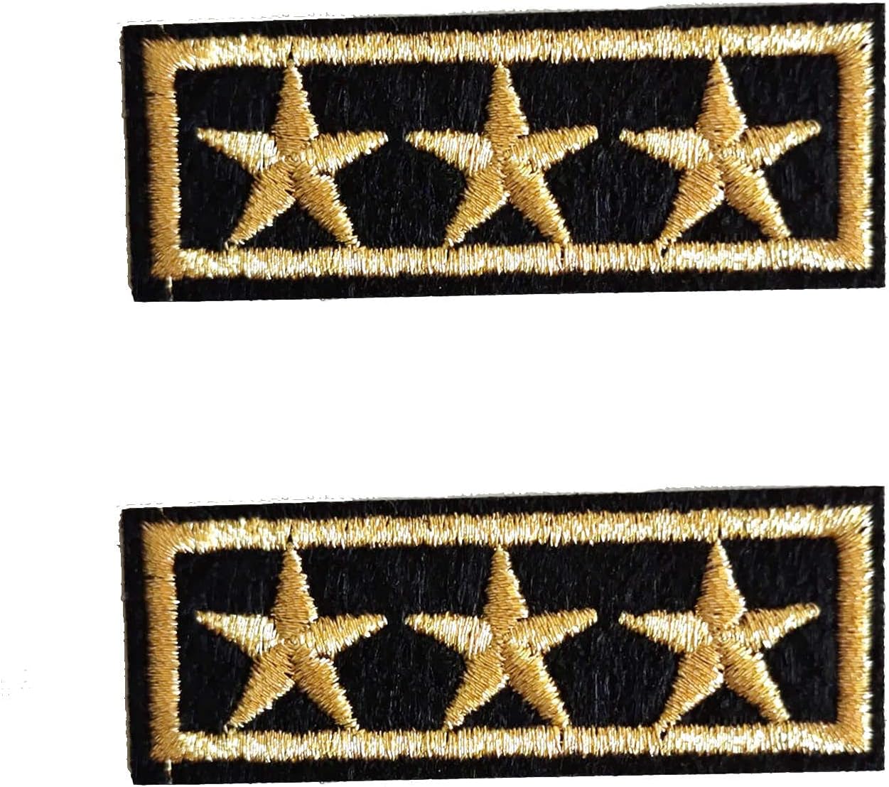 Amazon.com: 2PCS Epaulet US Flag Stars Shoulder Strap Emblem Iron On ...