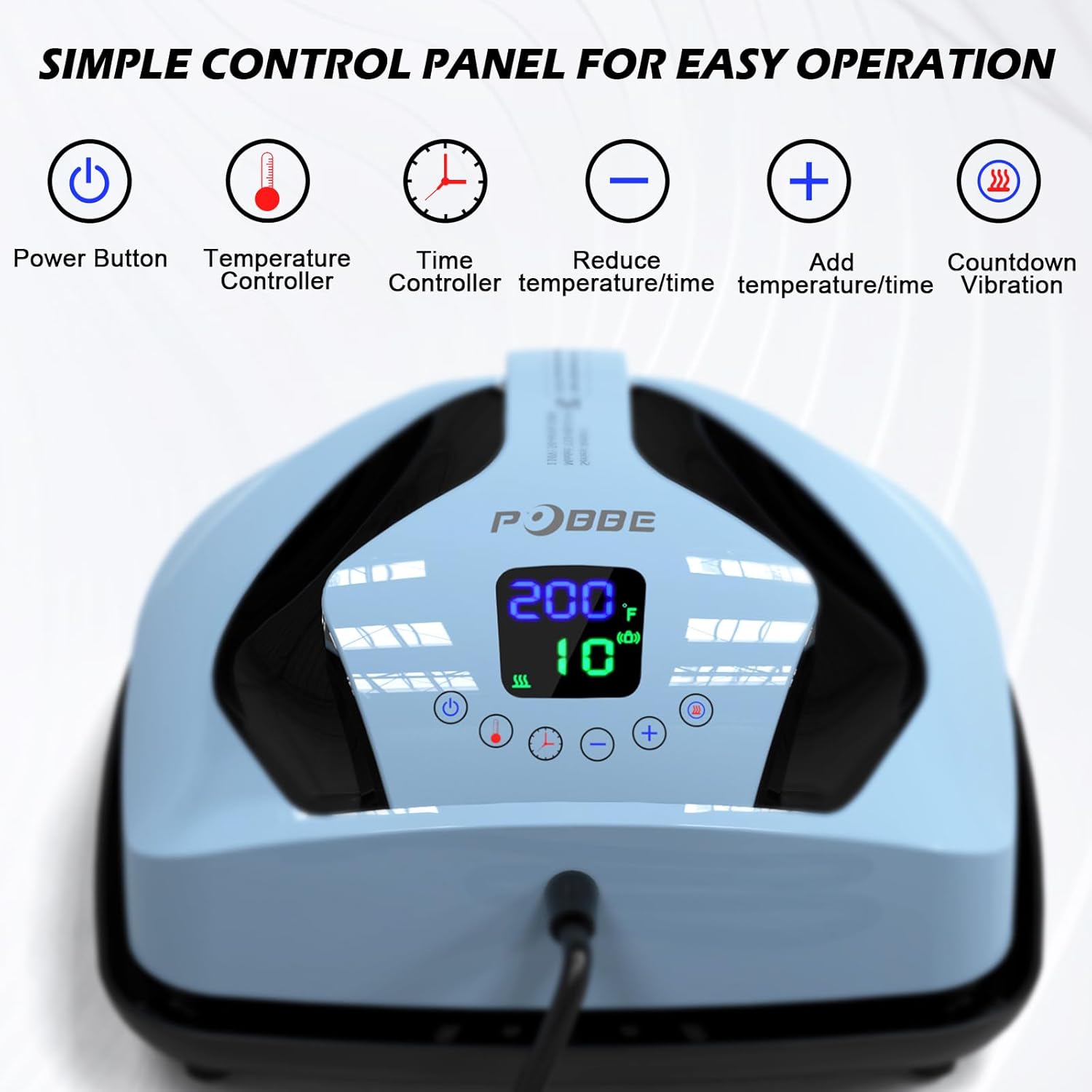 Heat Press Machine for T-Shirts, 10X10 Portable Heating Press Machines, Small Iron Press, 3 Speed Vibration Mode for Shirt, Bags, Pillow HTV Vinyl Sublimation Transfer Projects (Mint Blue) Heat Press Machine for T-Shirts, 10X10 Portable Heating Press Machines, Small Iron Press, 3 Speed Vibration Mode for Shirt, Bags, Pillow HTV Vinyl Sublimation Transfer Projects (Mint Blue)