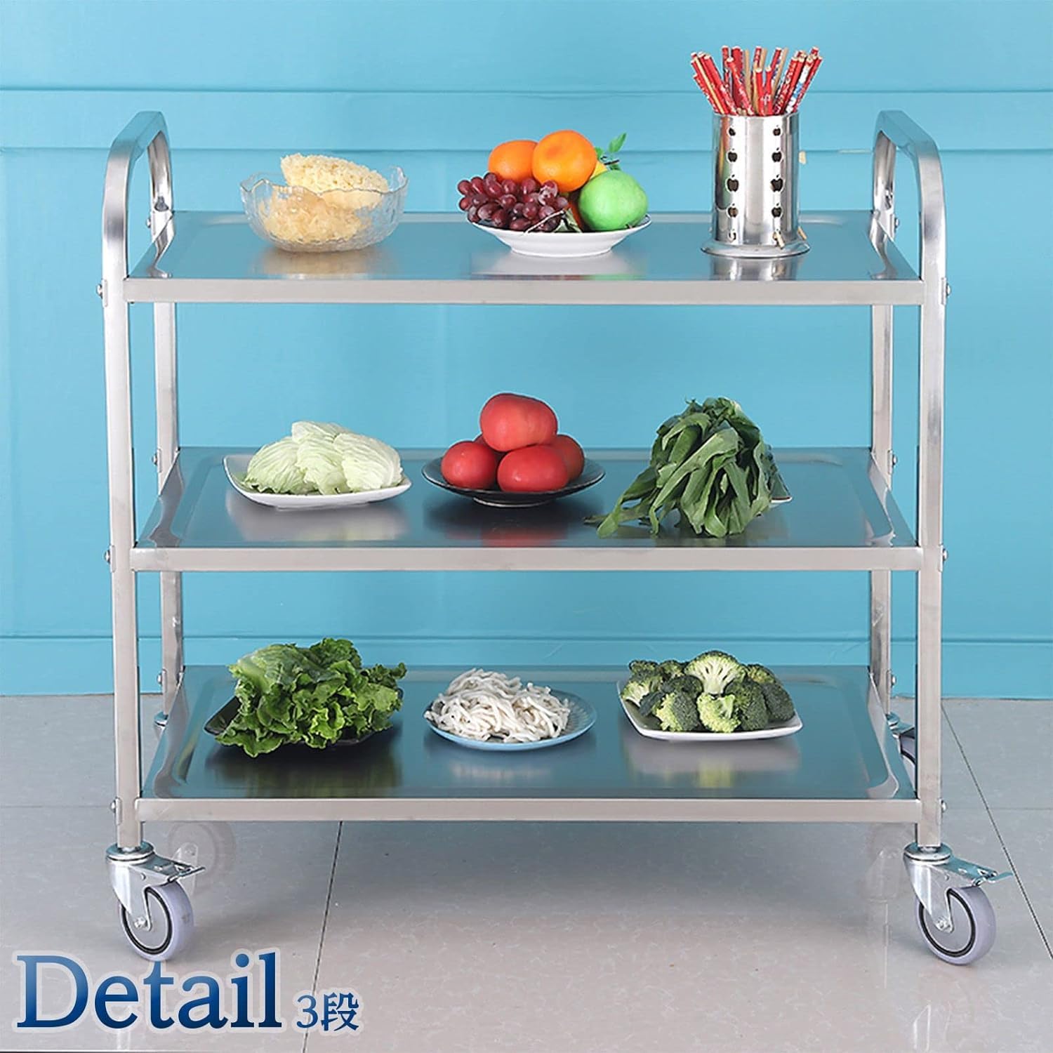 Amazon.co.jp: 【日本企業】 SKK キッチンワゴン 業務用 ステンレス製