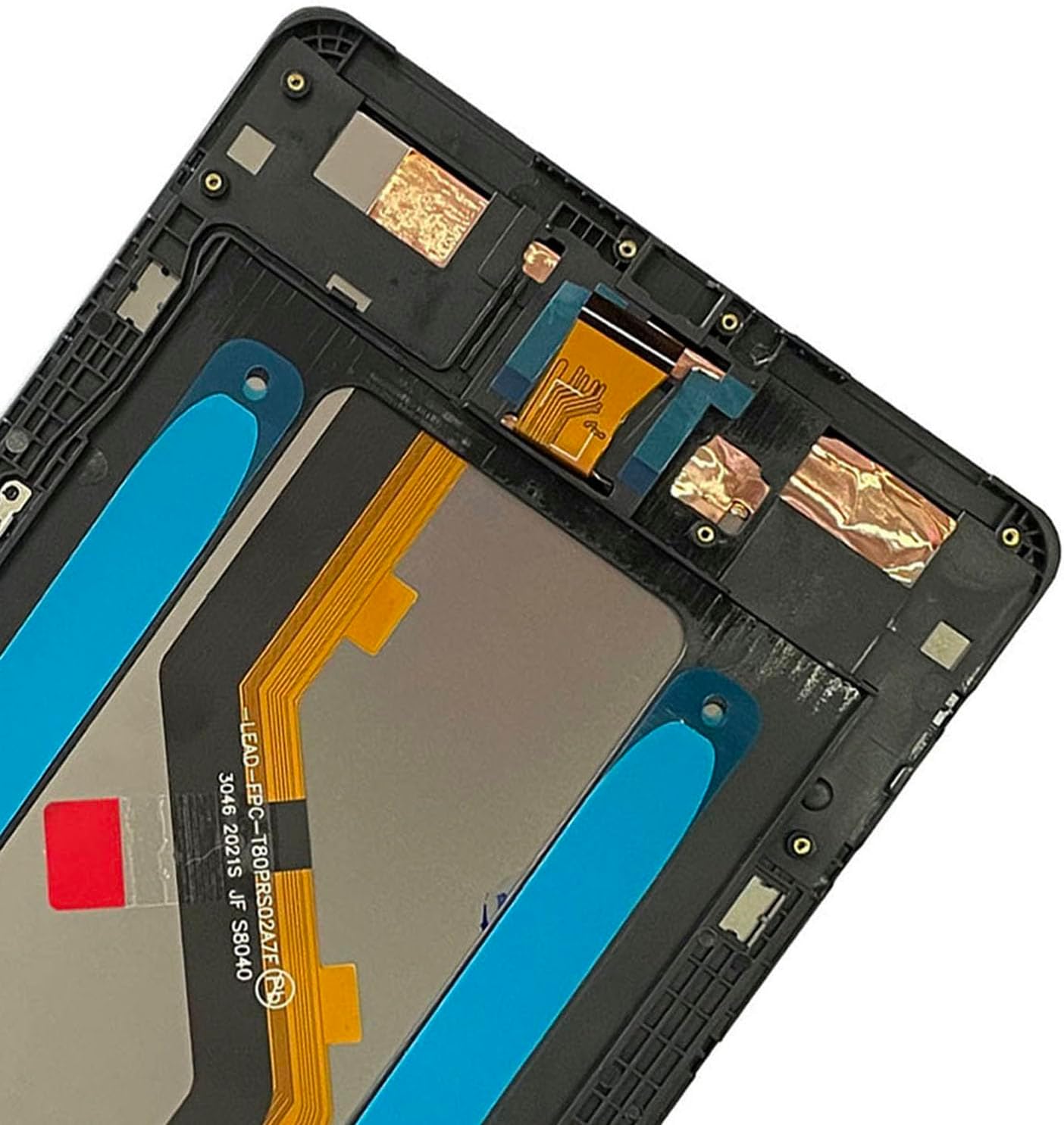 Galaxy Tablet Tab A 8.0 T 290 Wi-Fi Version LCD Display Touch Digitizer Screen Assembly Replacement for Samsung Galaxy Tab A 8.0 2019 T290 SM-T290 LCD Screen Digitizer Assembly with Frame +Tools Black
