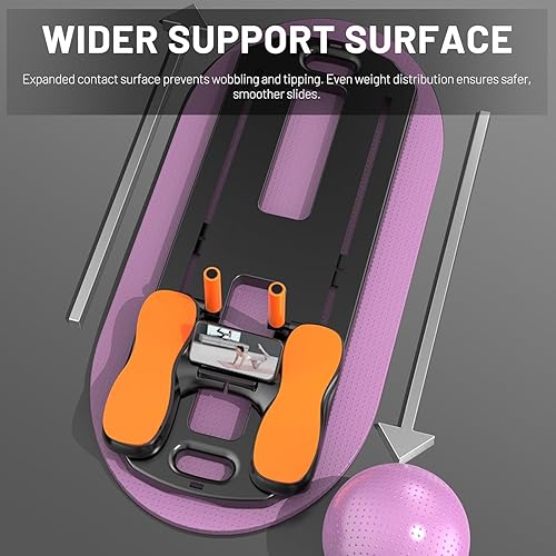 Miniatura 7 de Pilates Reformer Board Set - 2025 Foldable 8-in-1 Pilates Machine for Full Body Workouts, Ab Core Trainer with Resistance Bands, Portable Home