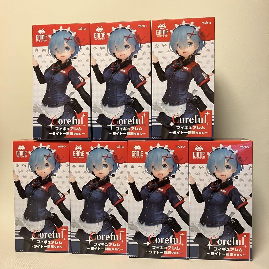Amazon | Re:ゼロ フィギュア Coreful レム タイトー制服ver 7個セット 