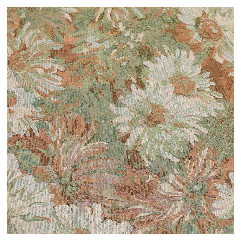 Tissu jacquard polyester coton motif floral vintage 5m pour couture robe sans déformation